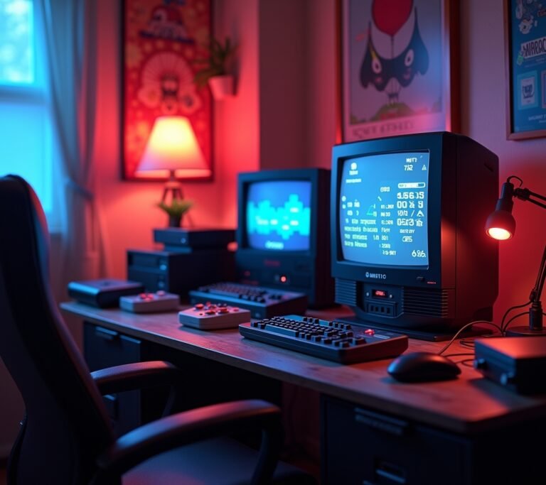 Classic gaming consoles