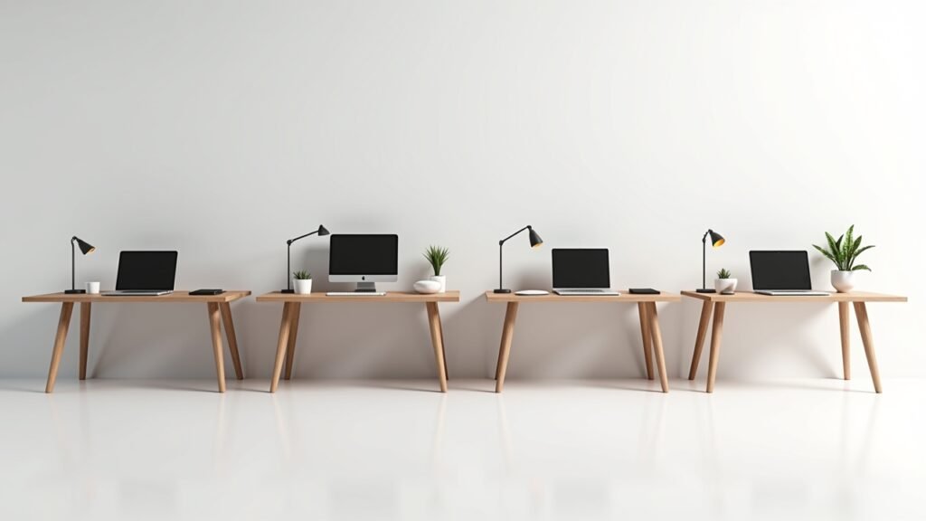 Desk size comparison