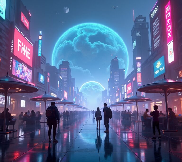 Futuristic gaming concept