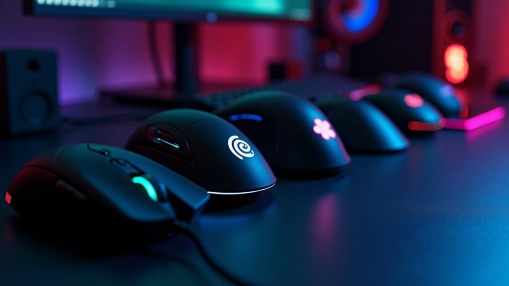 Gaming mice comparison lineup