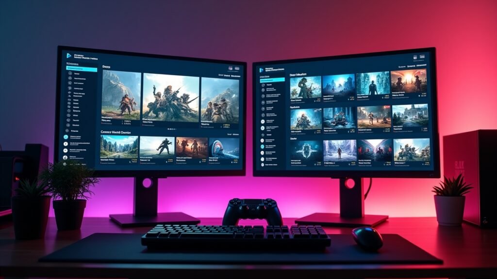 Game library comparison