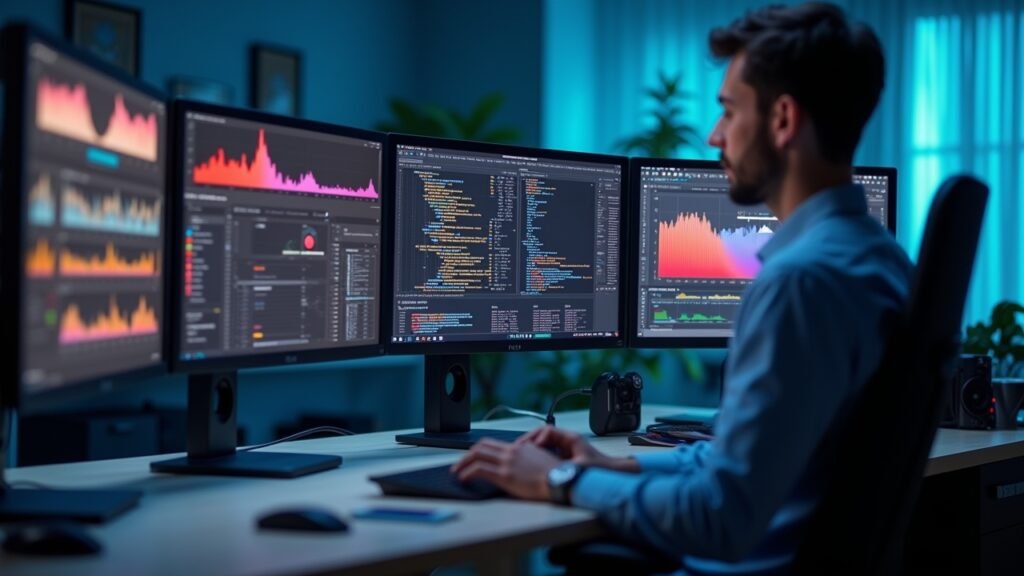 Multiple monitors comparison