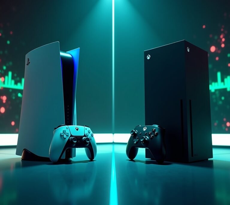 PS5 and Xbox side by side