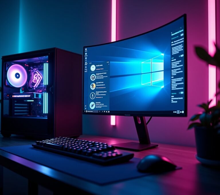 Windows gaming settings screen