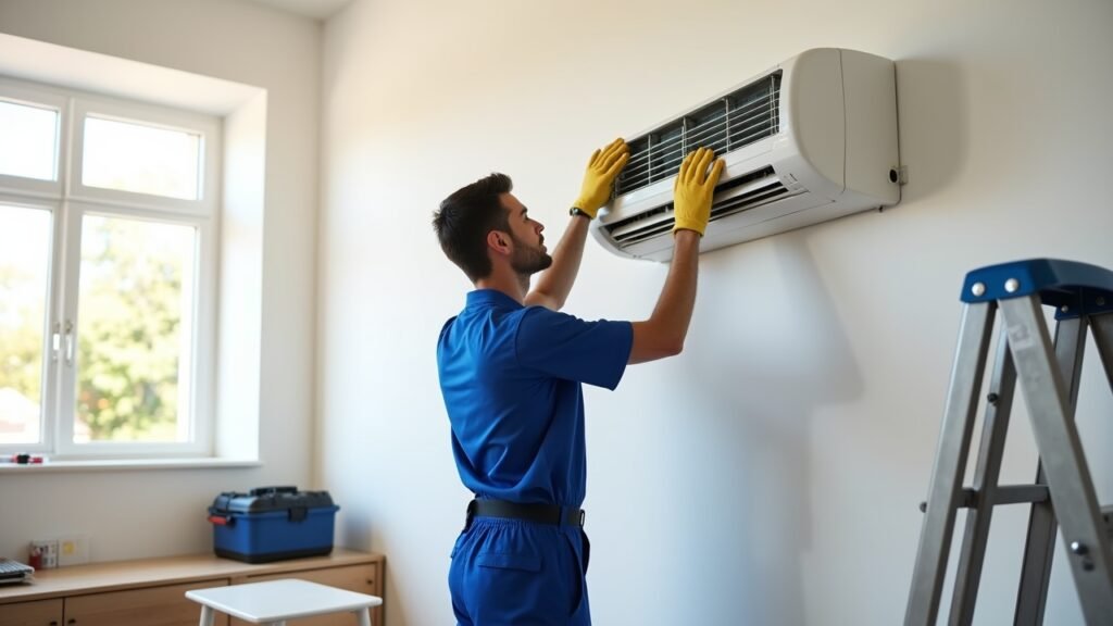 Air cooler installation
