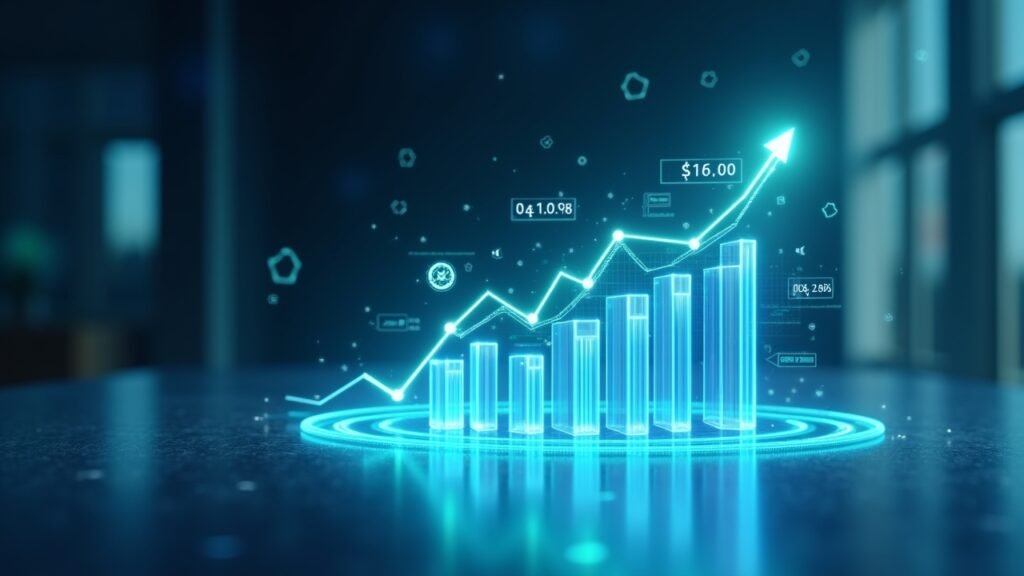 Analytics and growth chart