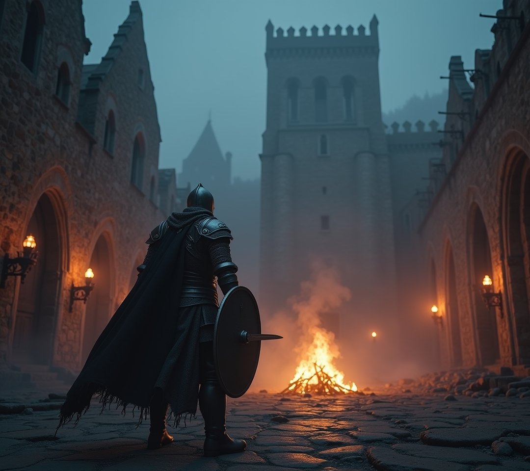 Dark Souls combat scene