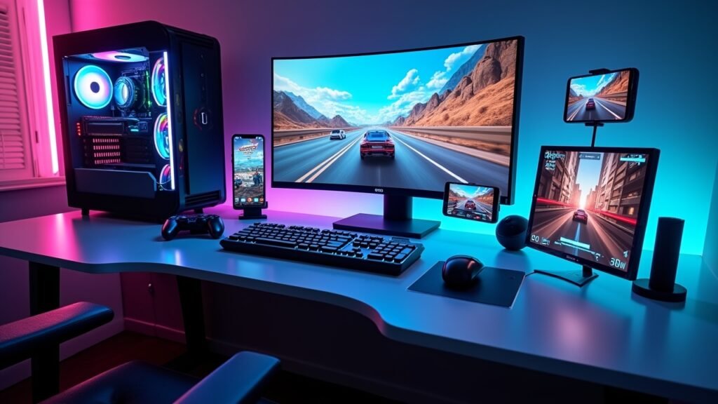 Different platforms gaming