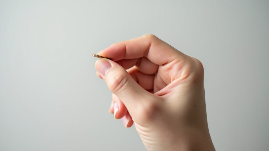 Fingertip grip example