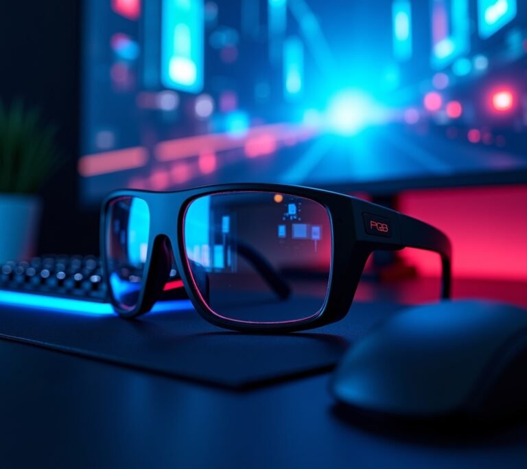 Gaming glasses product shot