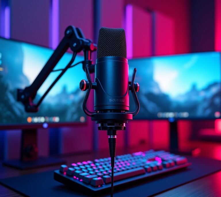 Professional gaming microphone