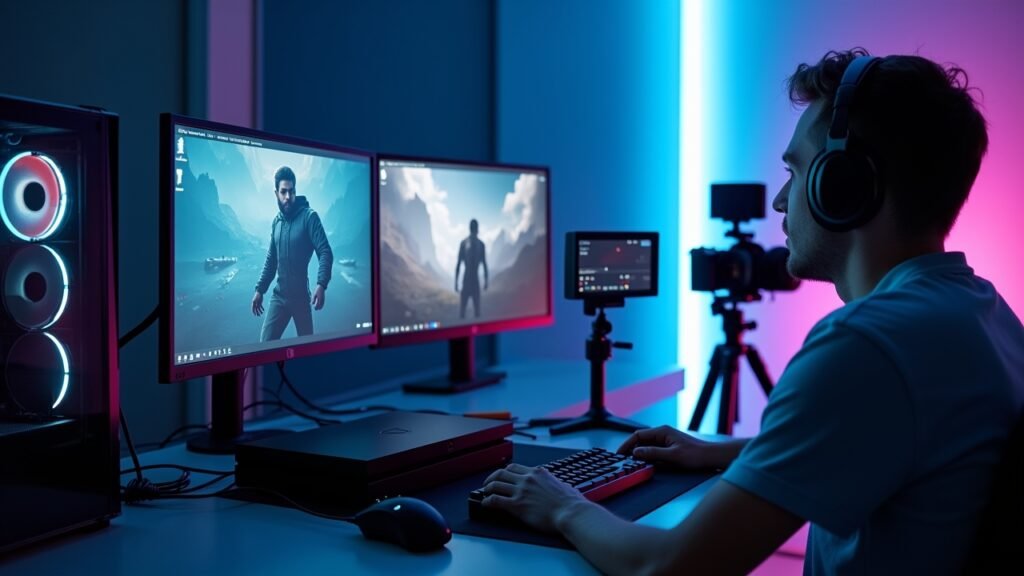 Streaming with capture card