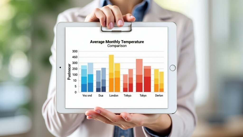 Temperature comparison chart