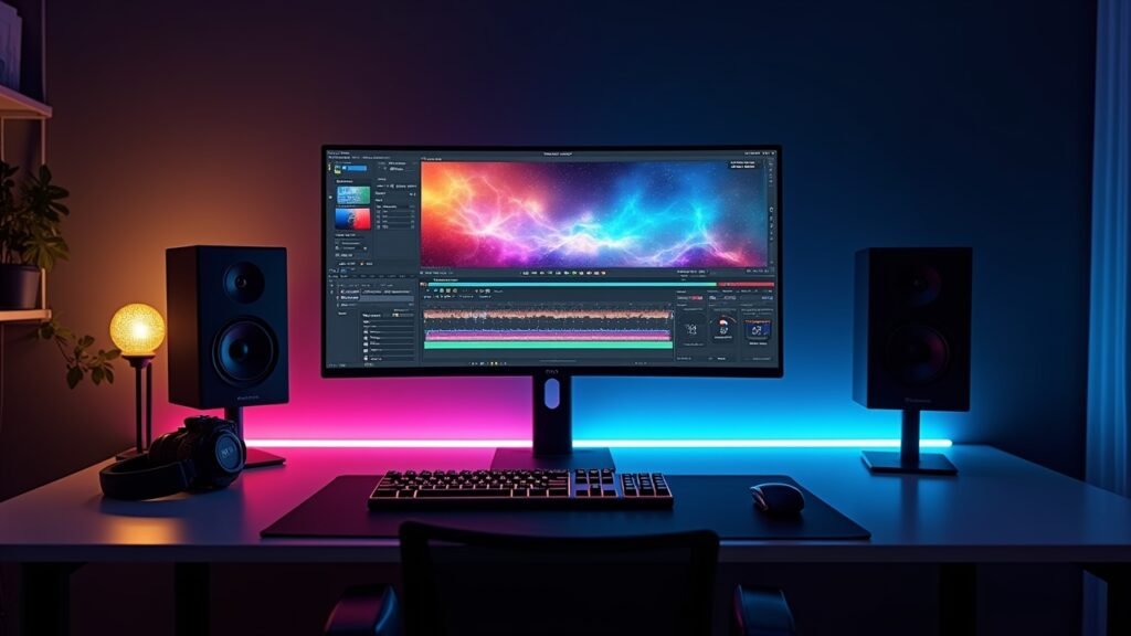 Video editing workspace