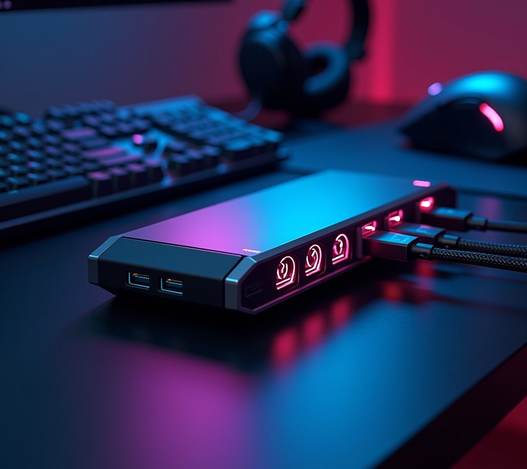 Powered USB hub